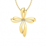 תליון  מעוצב Gold Pendant